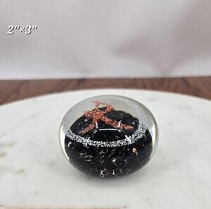 Vintage Chinese Art Glass Paperweight